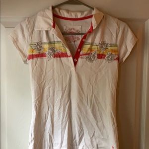 Women’s white polo Massimo large white